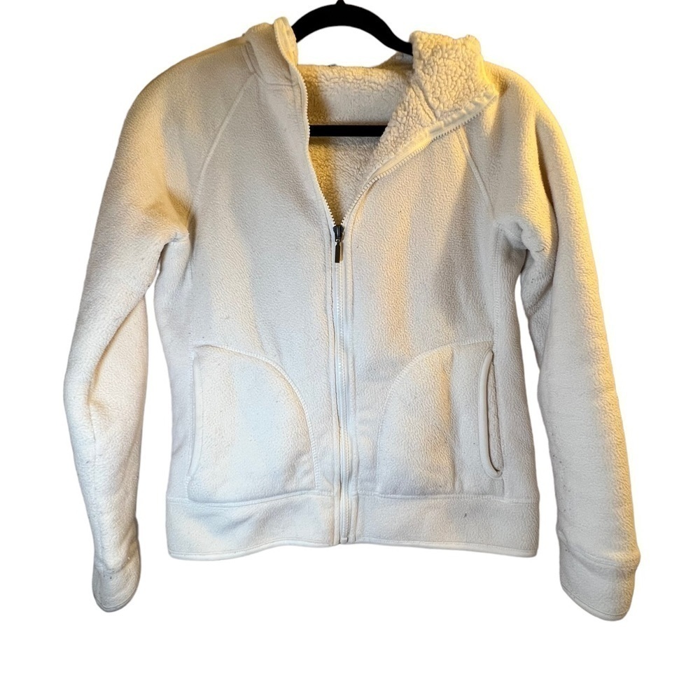 Sale George Women’s Fleece Jacket S Sherpa Cream - Picture 2 of 11